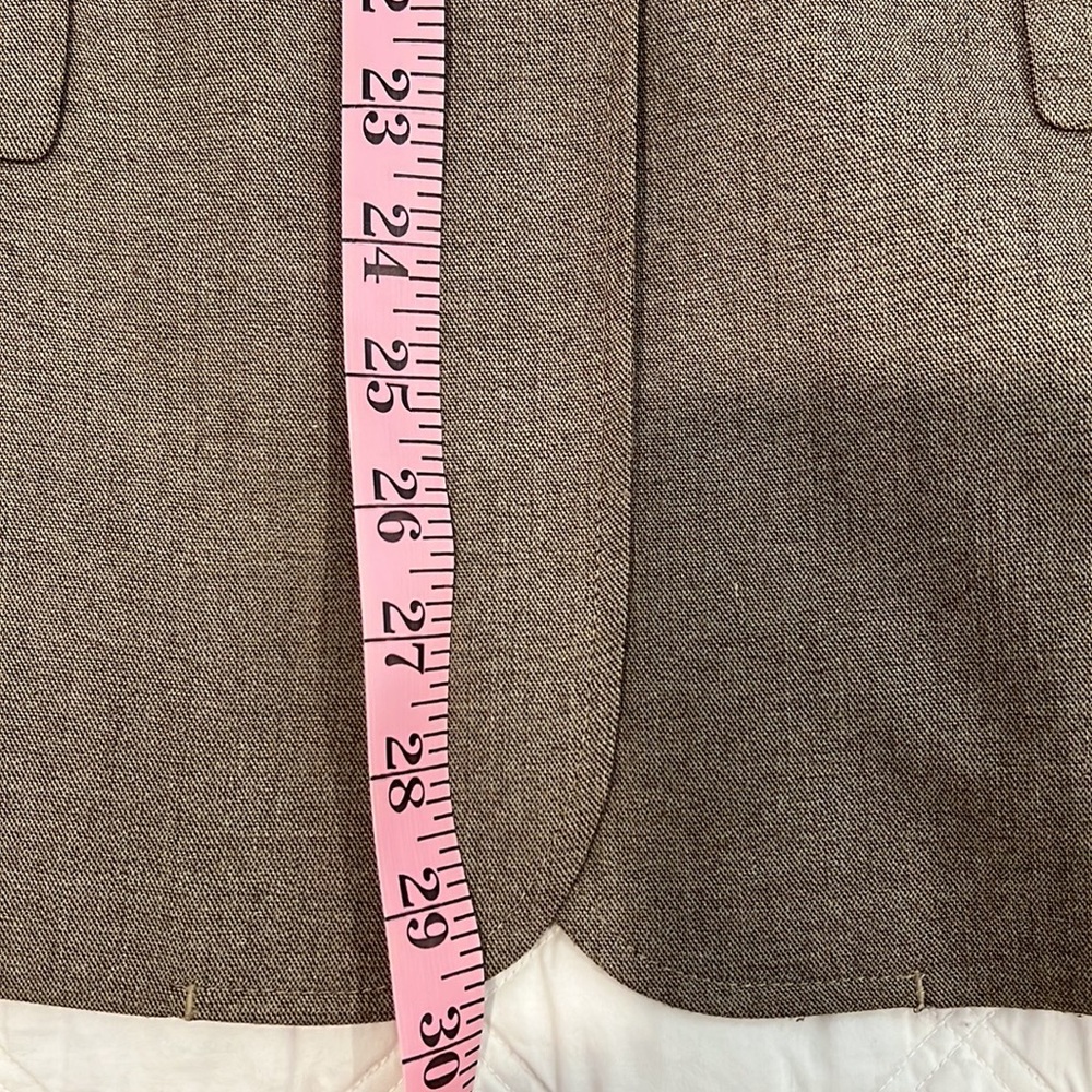 Jones New York Blazer Light Brown Stretch Easy Care Tan Size 14 - Picture 8 of 9